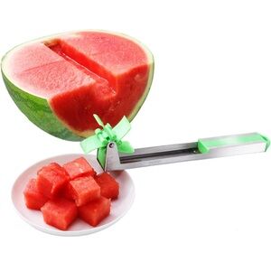 NWT Prepology Red & Stainless Steel Watermelon Slicer Cutter